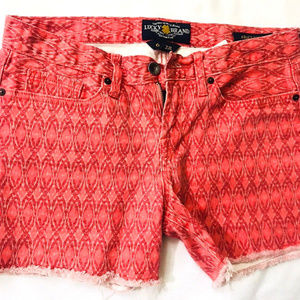 🔥Sale! LUCKY BRAND Women ABBEY Shorts Cut Off